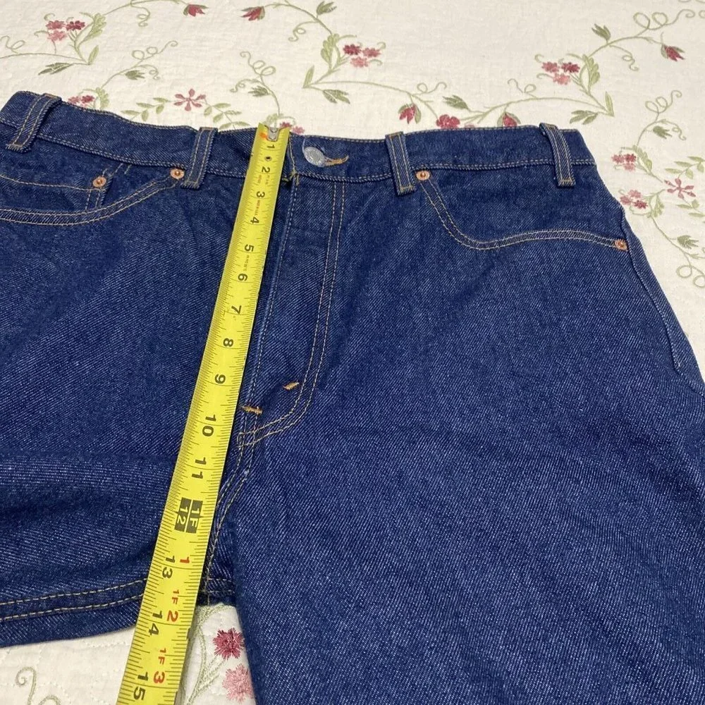 Levi's 517 Blue Jeans Dark Wash Size 38 x 36 Blue Made in USA Boot Cut Vintage